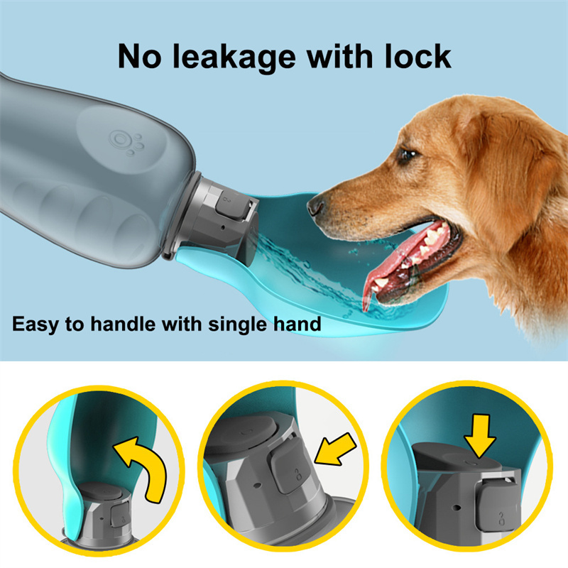 800ml Dogs Water Bottle Portable - Image 3